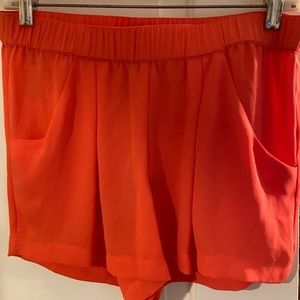 BCBG orange shorts